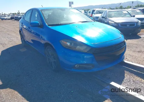 2015 Dodge Dart Sxt из США, поврежденный, VIN 1C3CDFBB7FD279245
